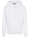 Heren Hoodie Basic Build Your Brand BB001 wit